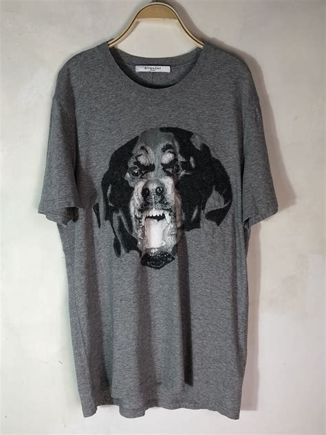 Givenchy Rottweiler Grey T Shirt L Cuban Fit 